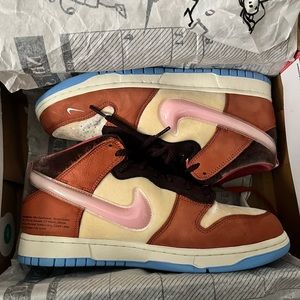Chocolate milk dunks